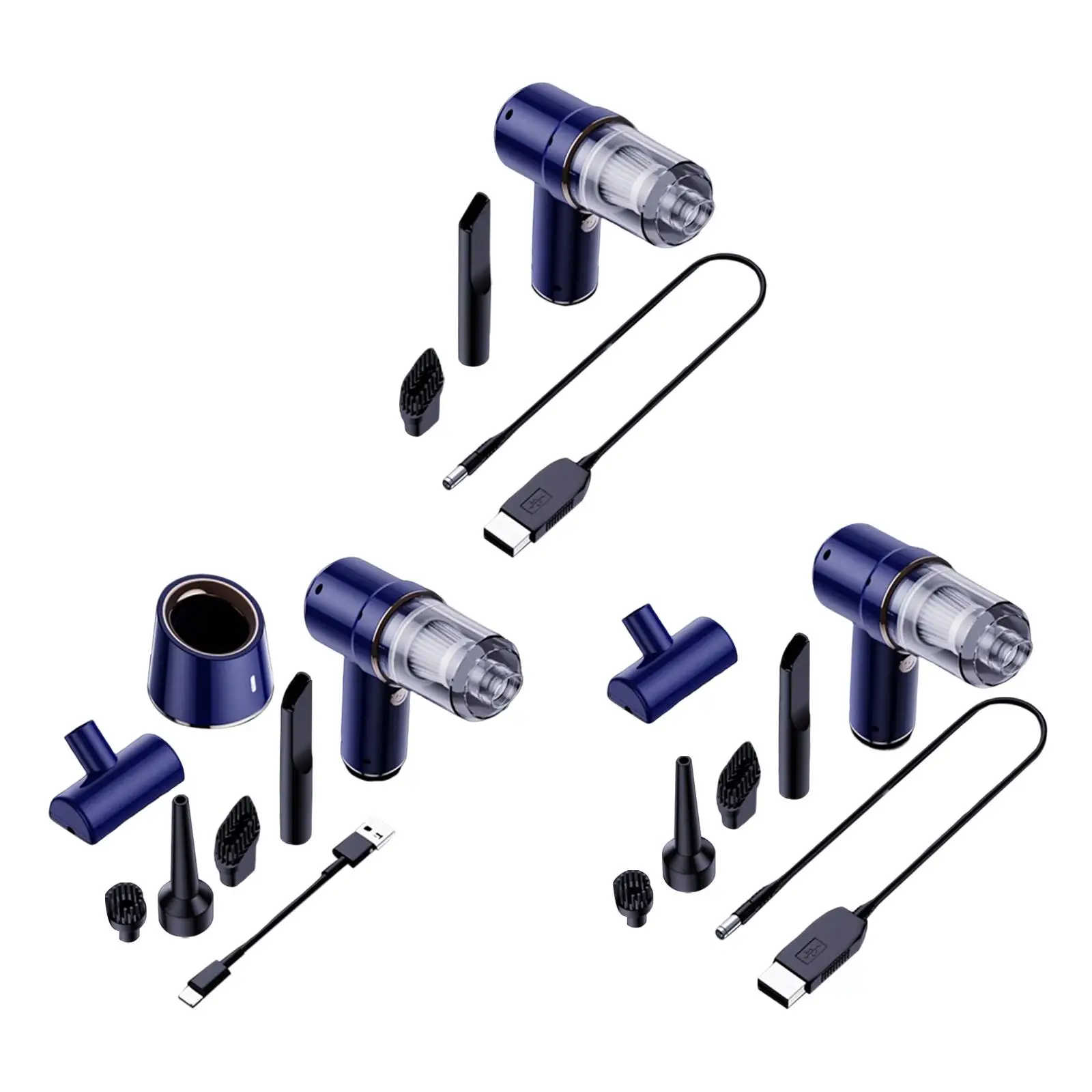 휴대용 무선 자동차 진공 청소기, 습식 및 건식 사용, 자동차 액세서리