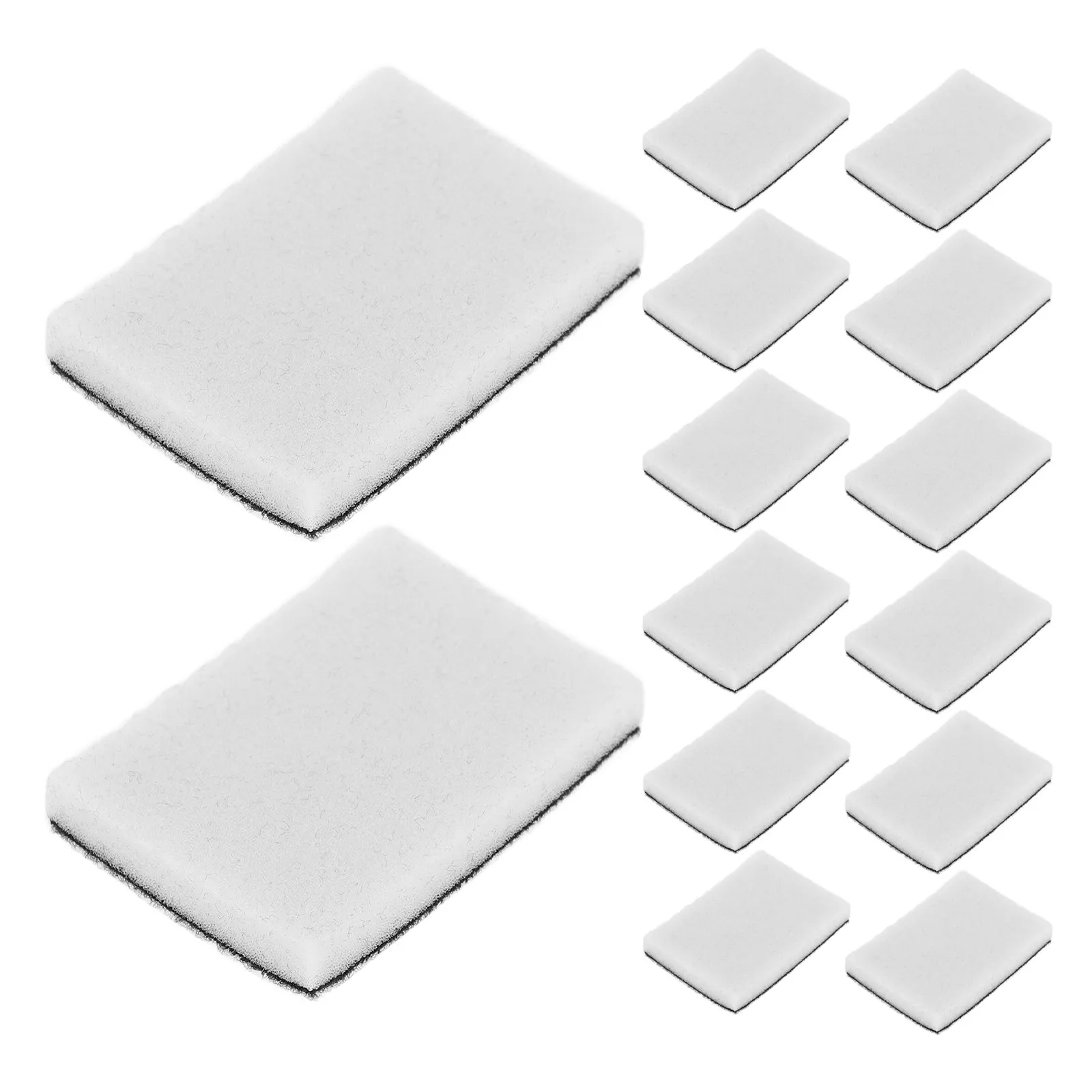 20Pcs Mini Ink Blending Foam Pads White Rectangle Replacement Sponge for Scrapbooking Card Making Craft Painting Mixed Media view 2