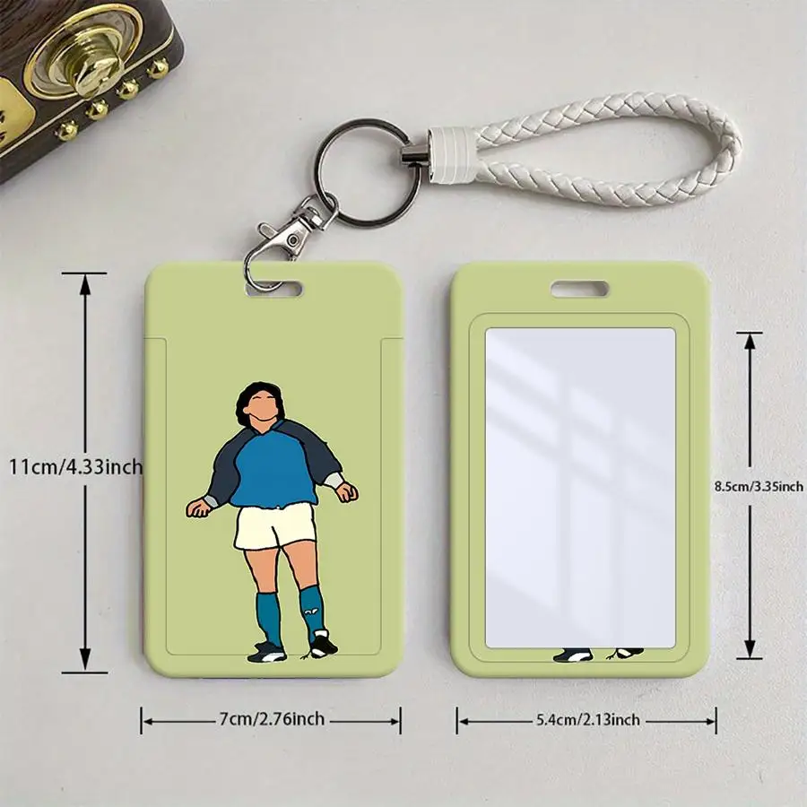 Cool Football Sports Cover Case 1Pc Card Holder Retractable Credit Card Holders Holders Child Bus with lanyard Badge Bank ID