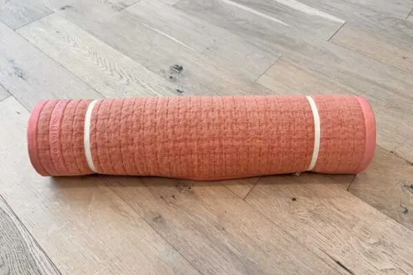 

1 set 100% Natural Non-Slip Yoga Mat Set 5 mm(Bella Rose)