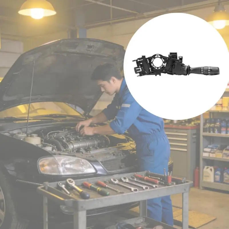 M76E Lenksäulenlicht-Bedienhebelbaugruppe mit Blinkerhebel, Nebelscheinwerfersteuerung und automatischer Scheinwerferfunktion – Detail 2