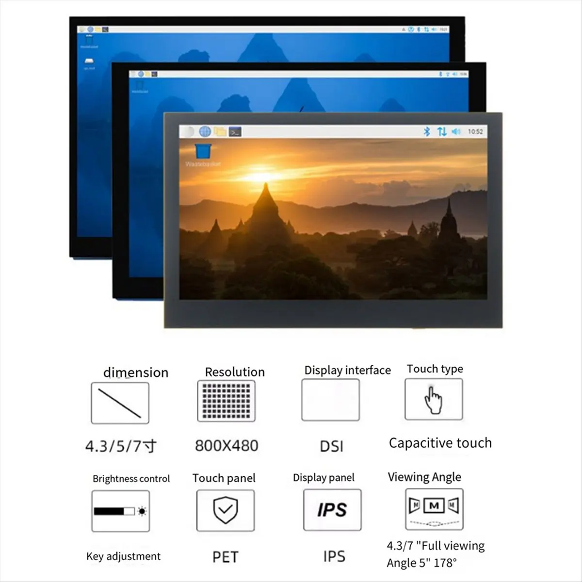 A43M 4.3Inch Capaci…