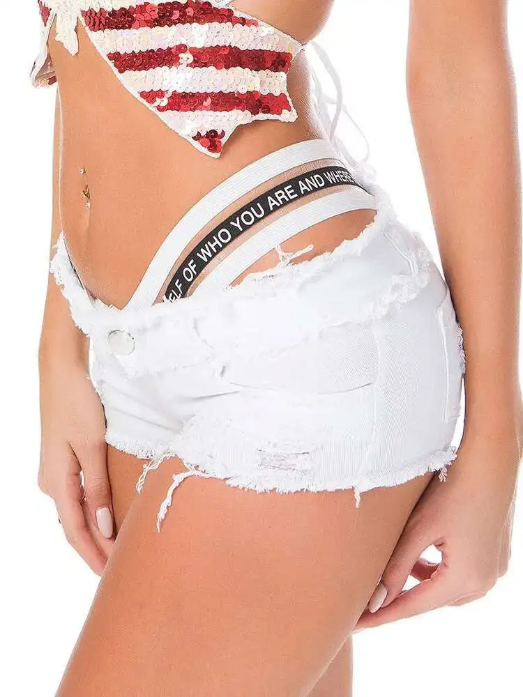 Sommer Mode Neue Sexy Nachtclub frauen Niedrige Taille Jeans Shorts Hot Pants Jeans Charming Casual Elegant Für Nachtclub 37QO