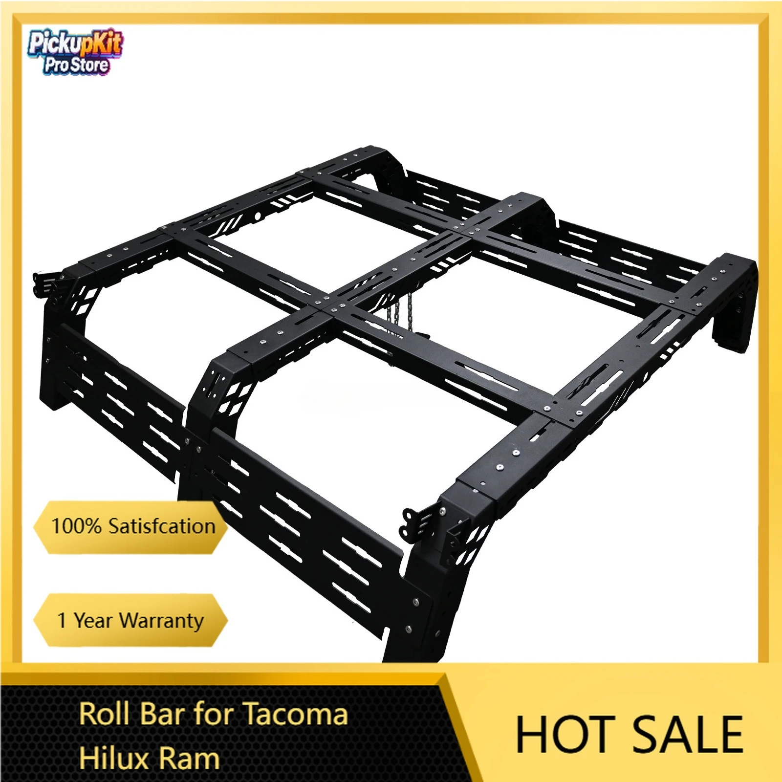 

Hot Selling 4x4 Universal Carbon Steel Cargo Roll Bar for Tacoma Hilux Ram Pickup Trucks