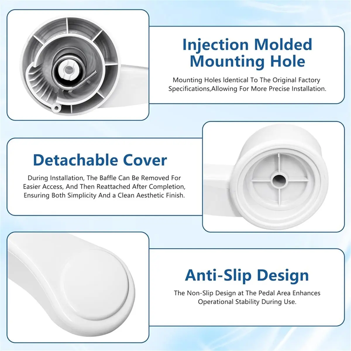 

【AT48】 НОВАЯ сменная педаль для унитаза RV серий 300, 310, 311, 320, 321, педаль смыва для запчастей унитазов RV