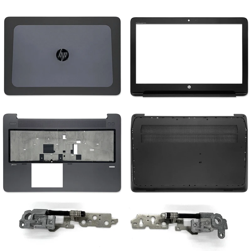 

New Laptop LCD Back Cover/Front Bezel/Hinges/Pamlmrest/Bottom Case For HP Zbook 15 G3 Series Rear Lid Top Bottom Case Cover