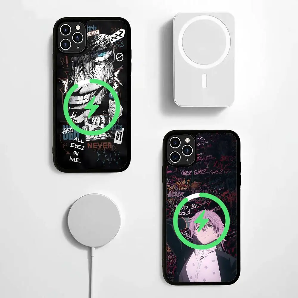 W-Wind-Breaker-Sports Magnetic Phone Case For iPhone 16 15 14 13 12 11 17 Pro Max Plus Wireless Charge Cover