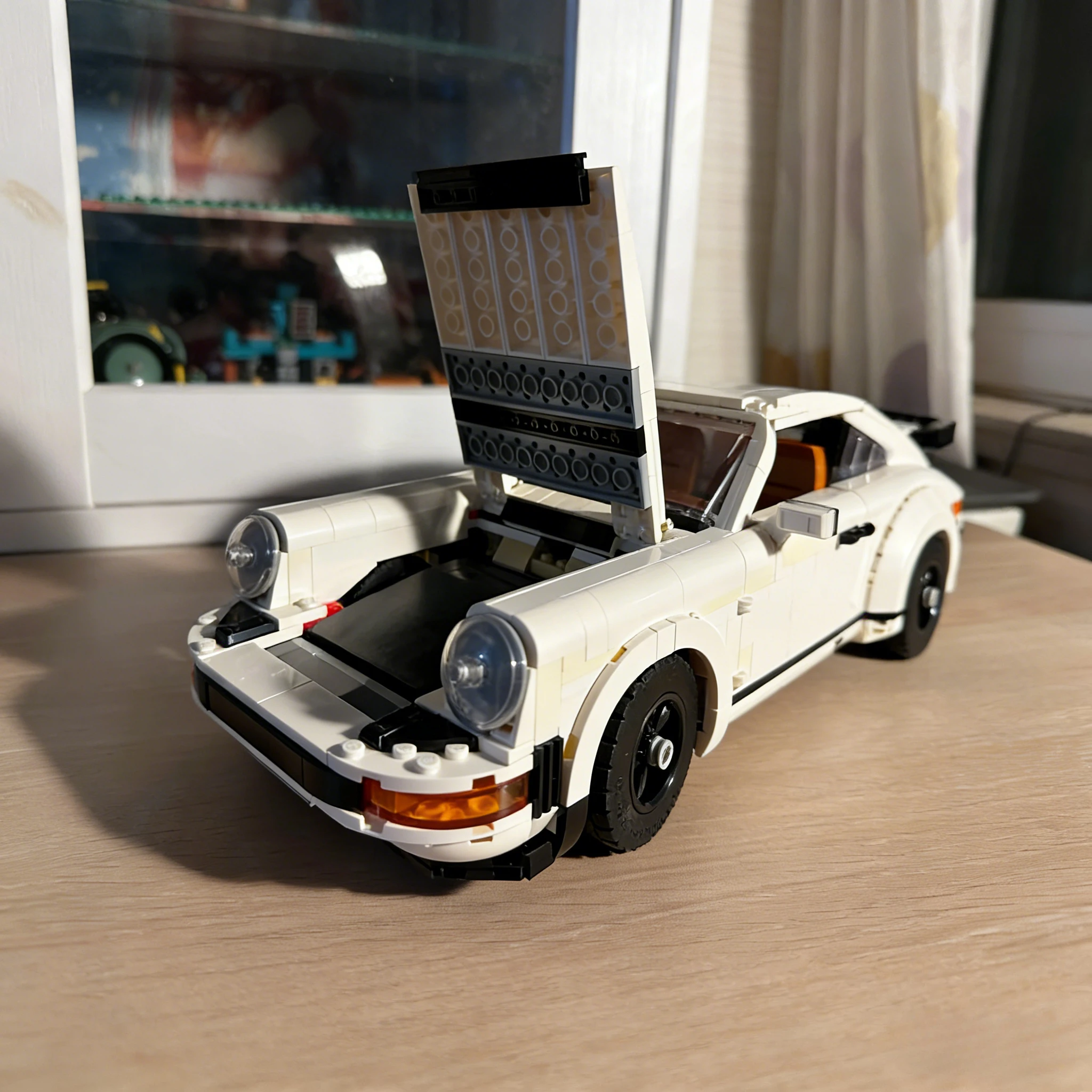 Ensembles de blocs de construction de voitures de collection classiques 10295 adaptés aux cadeaux de Noël compatibles avec les particules Legoed, 1458 pièces.