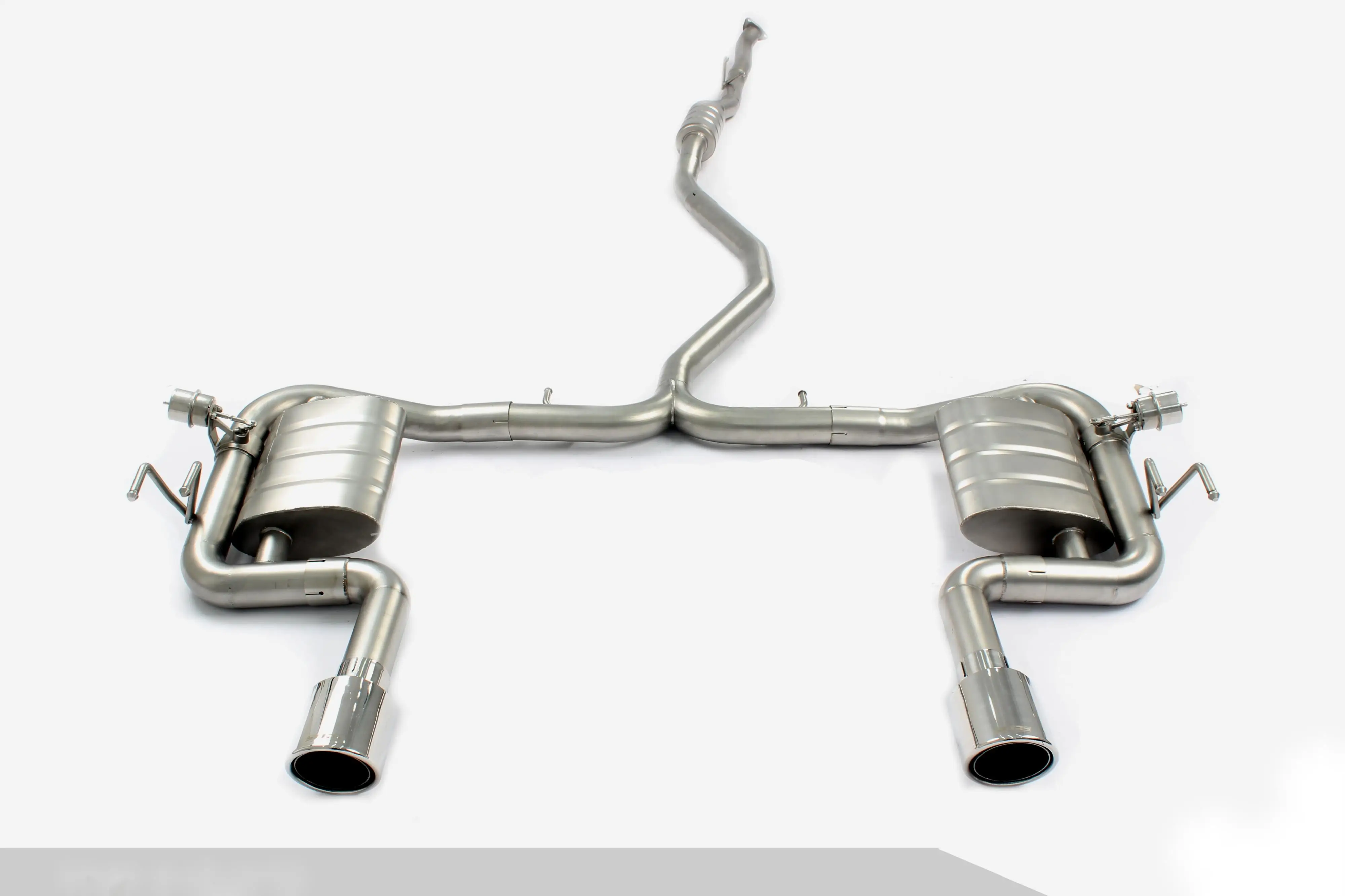 Cat back Exhaust System Down pipe  For 10TH 2015-2020 2.0T Muffler Remote Control Stainless Steel Exhaust Pipes