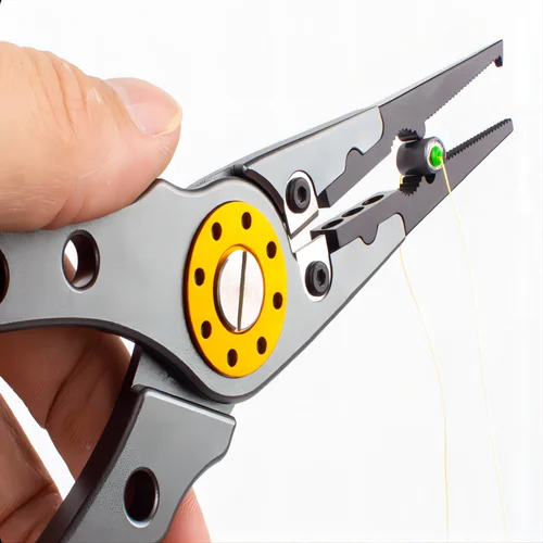 Alicates de pesca de aluminio para agua salada, Kit de aparejos de pesca para Surf, removedor de anzuelos multiherramienta de pesca, corte de hilo de pescar trenzado