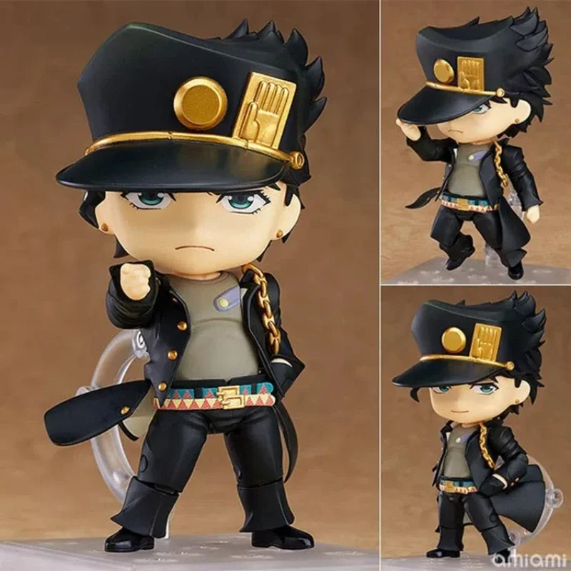 Nuevo 10CM Anime JoJo's Bizarre Adventure Kujo Jotaro Q versión conjunta reemplazable figuras de acción PVC modelo estatua muñeca juguete regalos