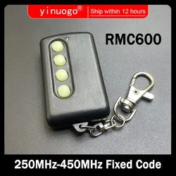 REMOCON RMC600 Garage Door Remote Control 250MHz-450MHz Fixed Code MultiFrequency Gate Remote Control Garage Door Opener