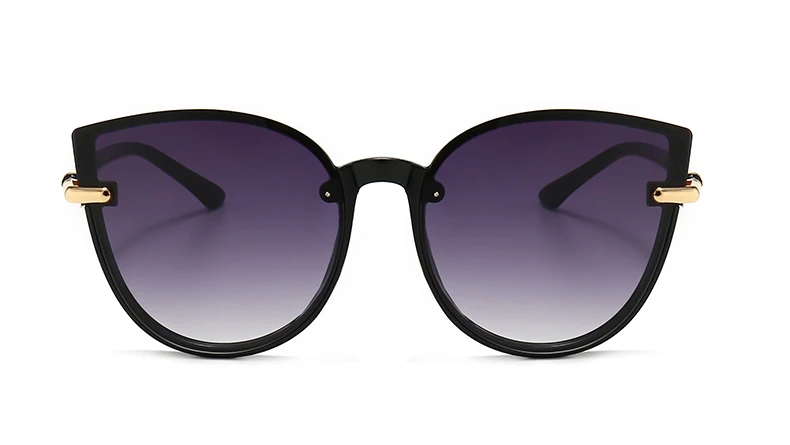 Neuer Modetrend Personalisierte Sonnenbrille mit Großem Rahmen Internet-Berühmtheit Instagram Damen-Sonnenbrille 6044 – Detail 3