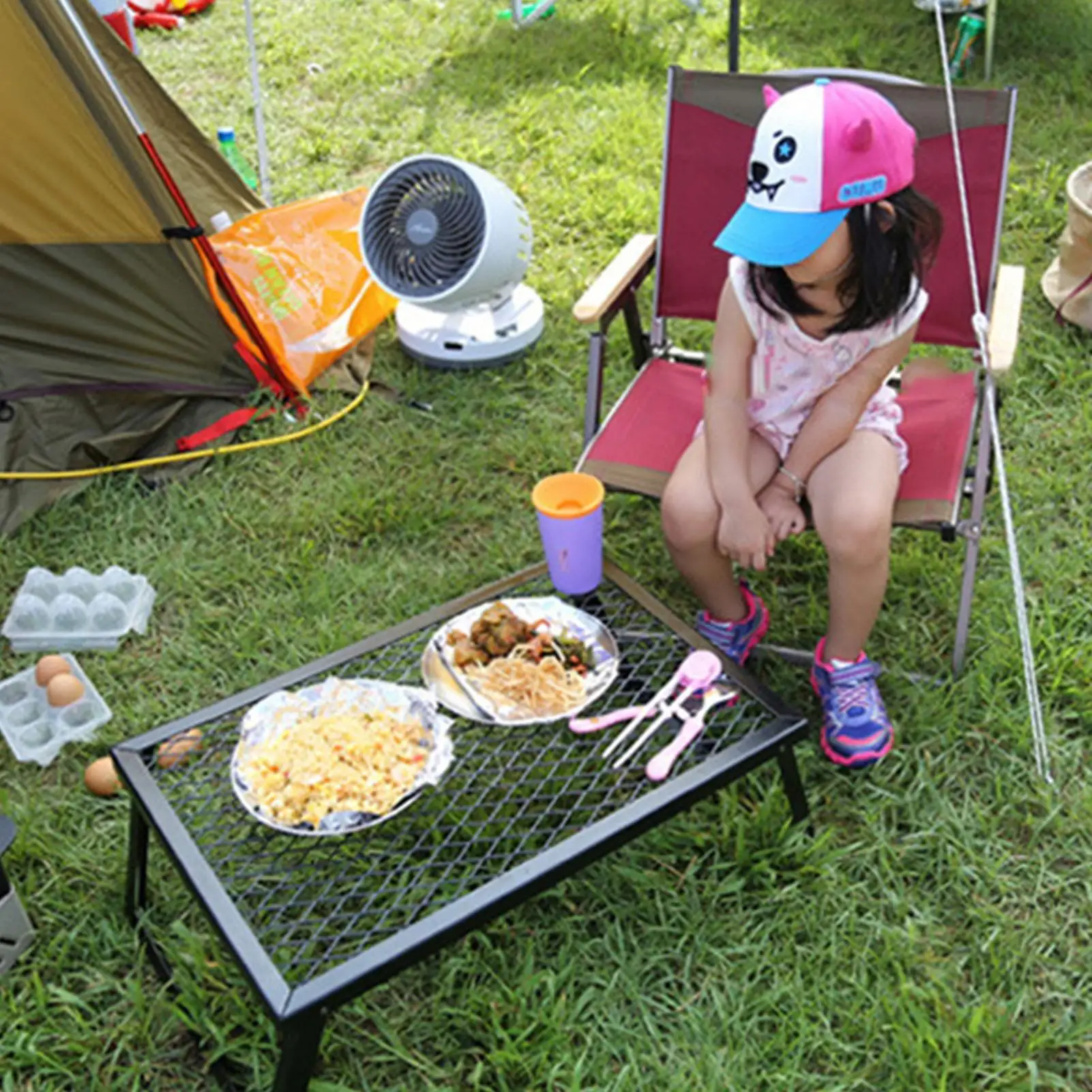 

Решетка для гриля для костра, металлическая складная решетка для пожарного гриля для кемпинга, пляжа, двора, патио, балкона, кемпинга, барбекю, пикника