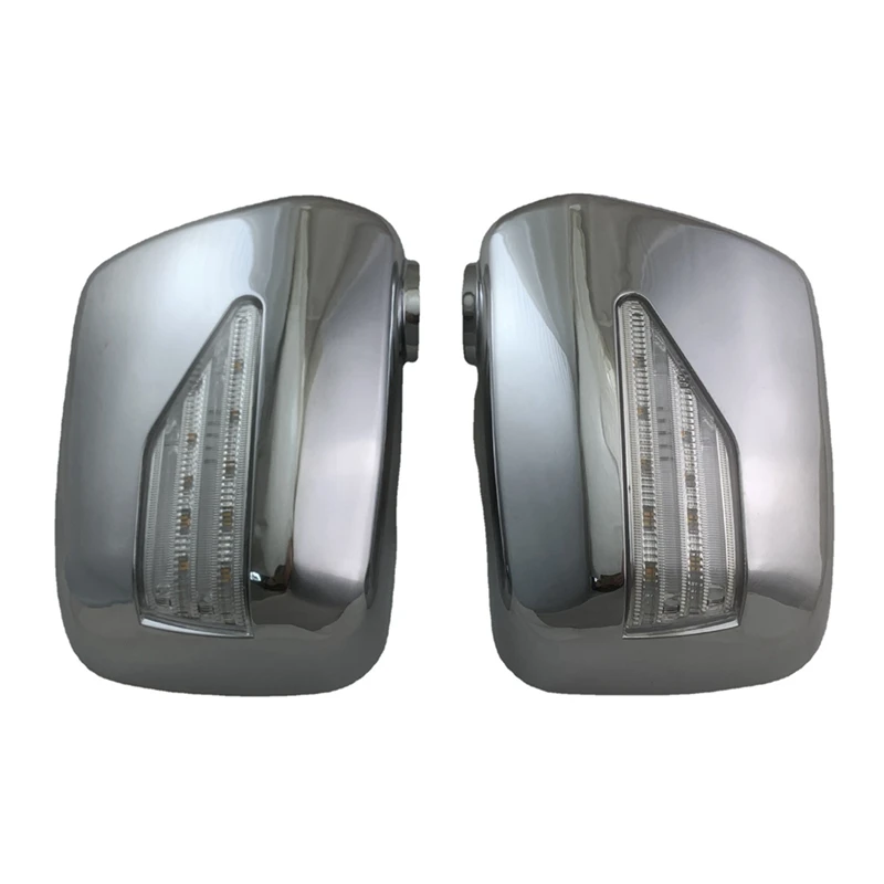 2PCS Car Door Mirror Cover With LED Trim Light Replacement Parts Accessories For Lexus Rx300 XU110 RX 300 Is300 1998 - 2003