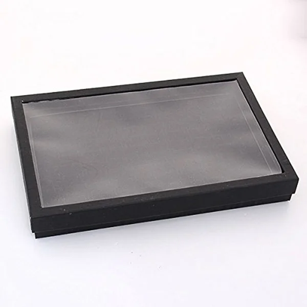 

100-слотовый витрина для колец, ящик для хранения, держатель, пылезащитный органайзер для ювелирных изделий для колец, шпилек для ушей, магазин туалетного столика