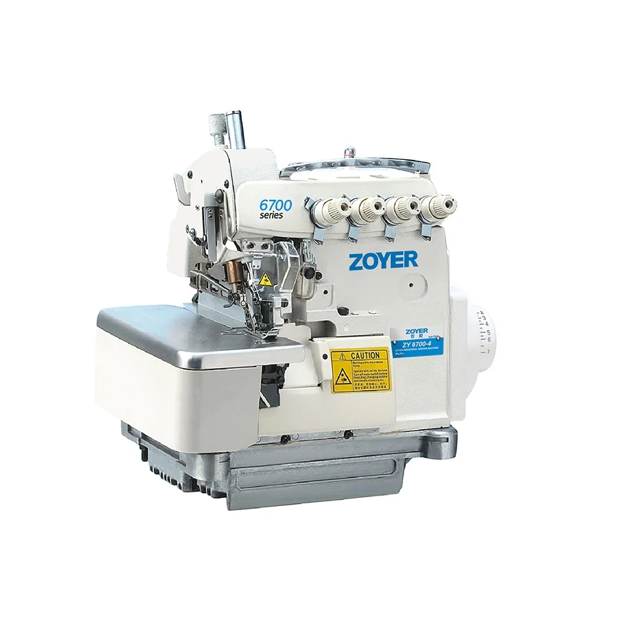 ZY6700-4F Industrial Sewing Machine-High-Speed High Productivity 550W Manual Feed Flat-Bed