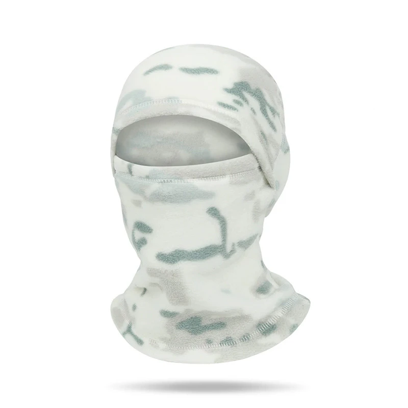 Caldo inverno all'aperto uomo polare scaldacollo berretti donna mimetico maschera a pieno facciale caldo orecchio casco fodera sport passamontagna da sci berretto