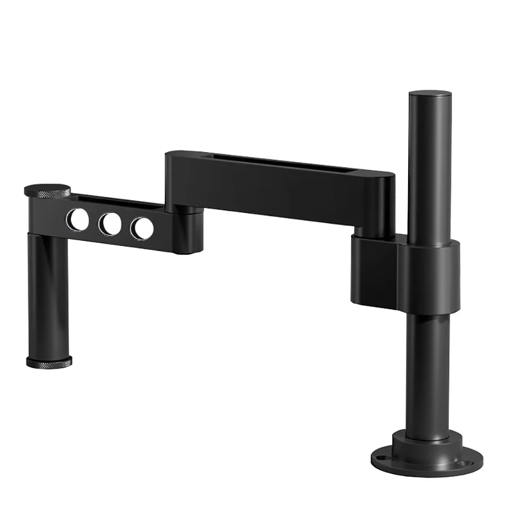 

Microscope Boom Stand - 360° Swivel, Height Adjustable, Retractable Arm with 32MM Dia. Column & Clamp Base for Repair/Inspection
