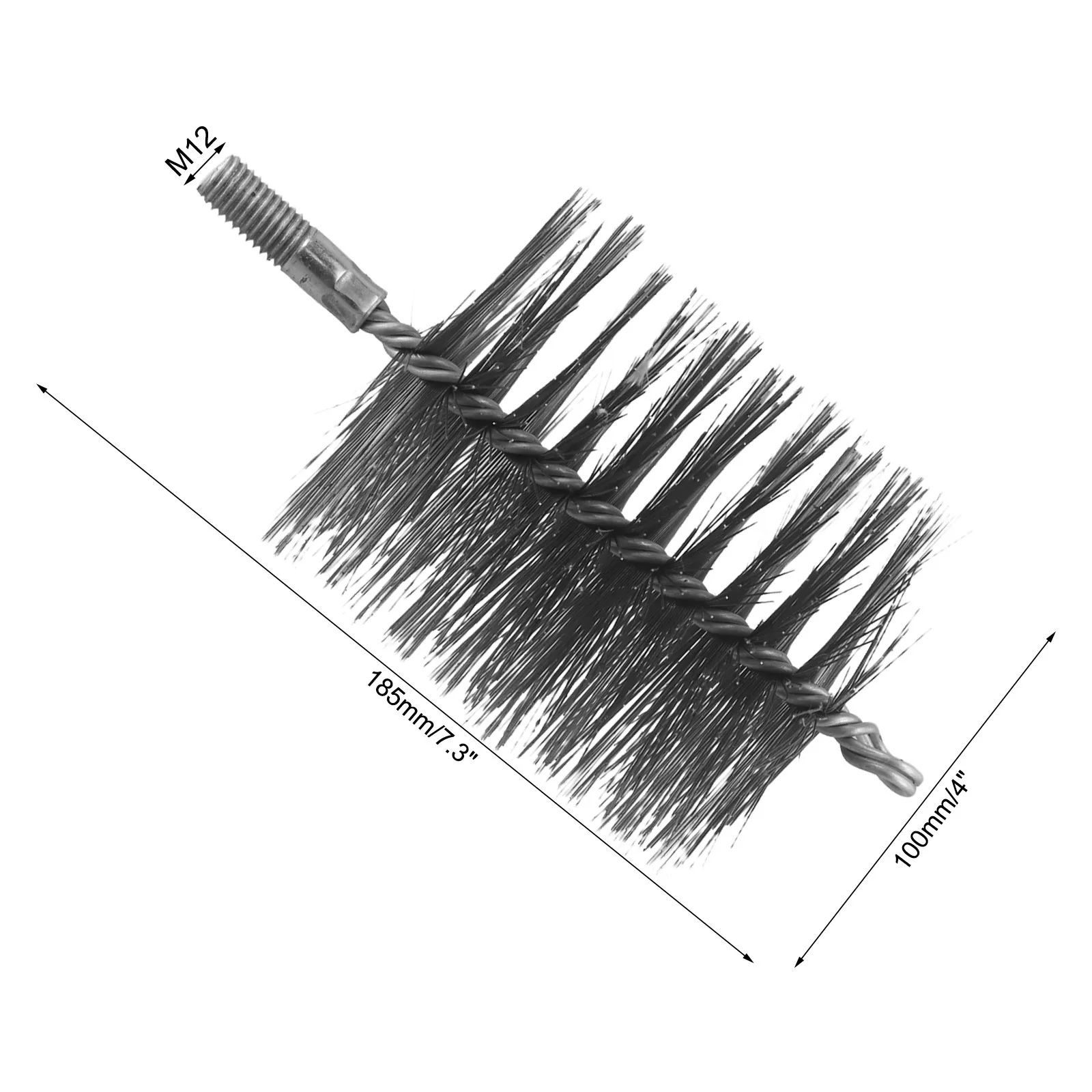 

Convenient Use Chimney Cleaning Brush Effective Cleaning Firmly Attached Bristles High Durability For Rust Removal