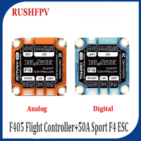 RUSHFPV RUSH BLADE F405 Stack F405 Flight Controller with 50A Sport F4 ESC 128K for RC FPV Freestyle Drone