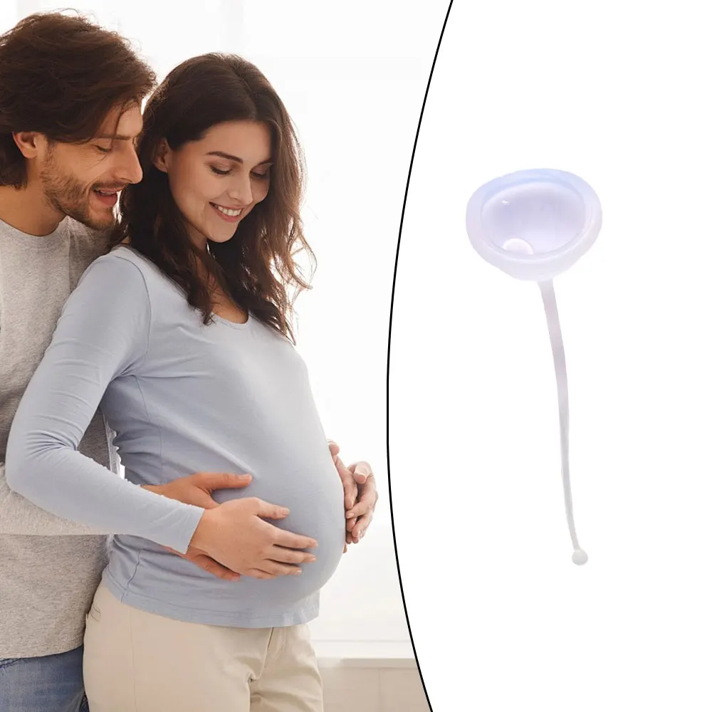 1 قطعة كوب مساعد لإنشاء الخصوبة من السيليكون قابل لإعادة الاستخدام طبيعي لدعم الخصوبة إبقاء الحيوانات المنوية قريبة من Cervix