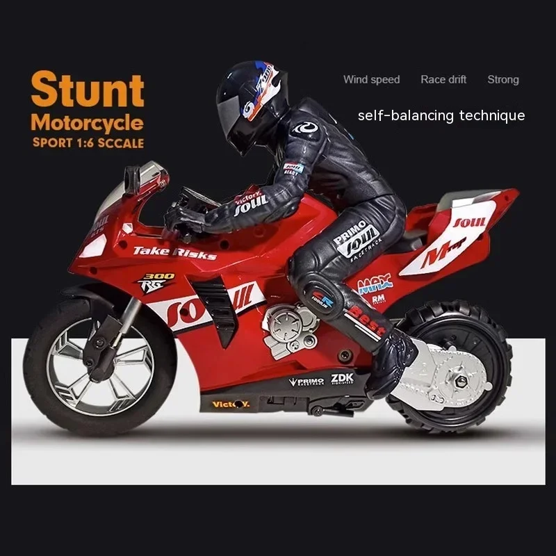 

Remote Control Stunt Motorcycle Self-Balancing Motorcycle Tilt Head Drift Rotation High Speed Remote Control Racing Motorcycle