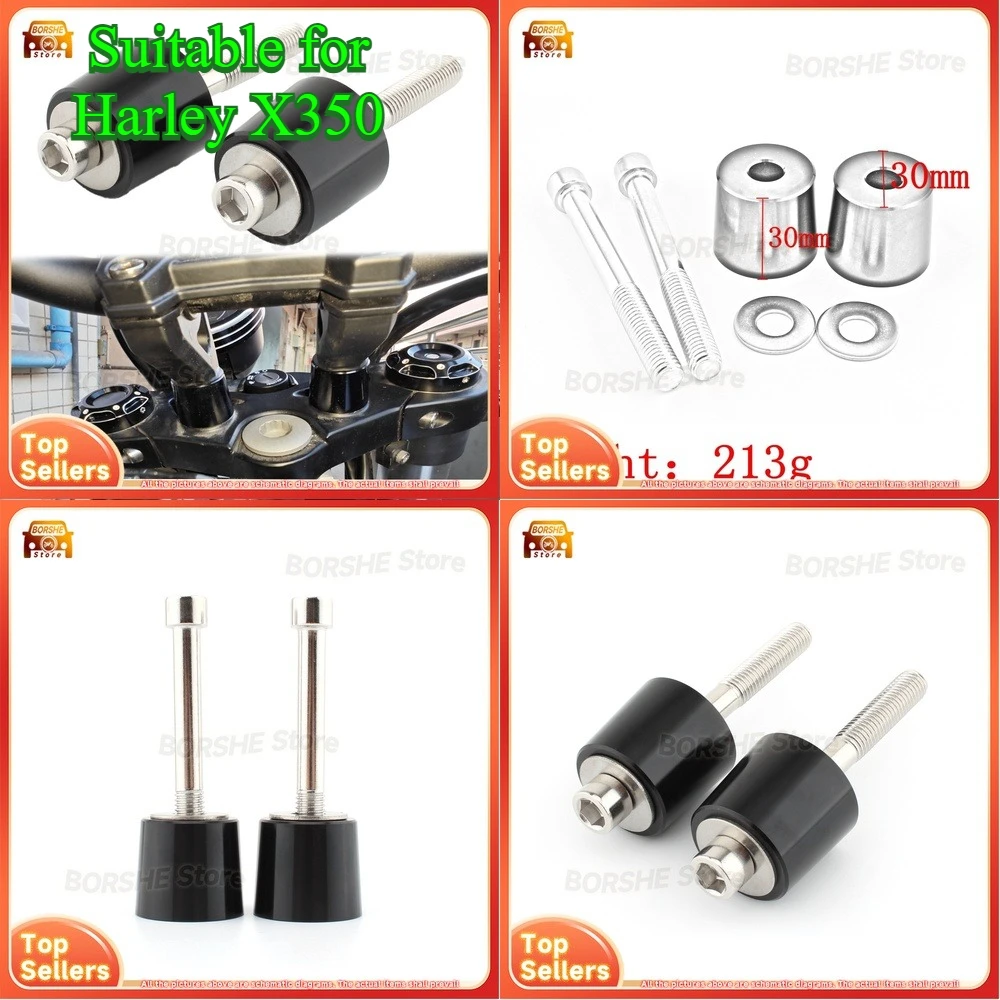 

2026 Motorcycle Handlebar Riser Mount Kit Suitable for Harley X350 Handlebar Stem Clamp Elevator Adapter for Custom Bike Styling