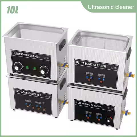 110v US 220V EU UK AU Plug Ultra Sonic Cleaner Large 10L Ultrasonic Bath for Cleaning Car Nozzles Phone Nettoyeur Ultrasons