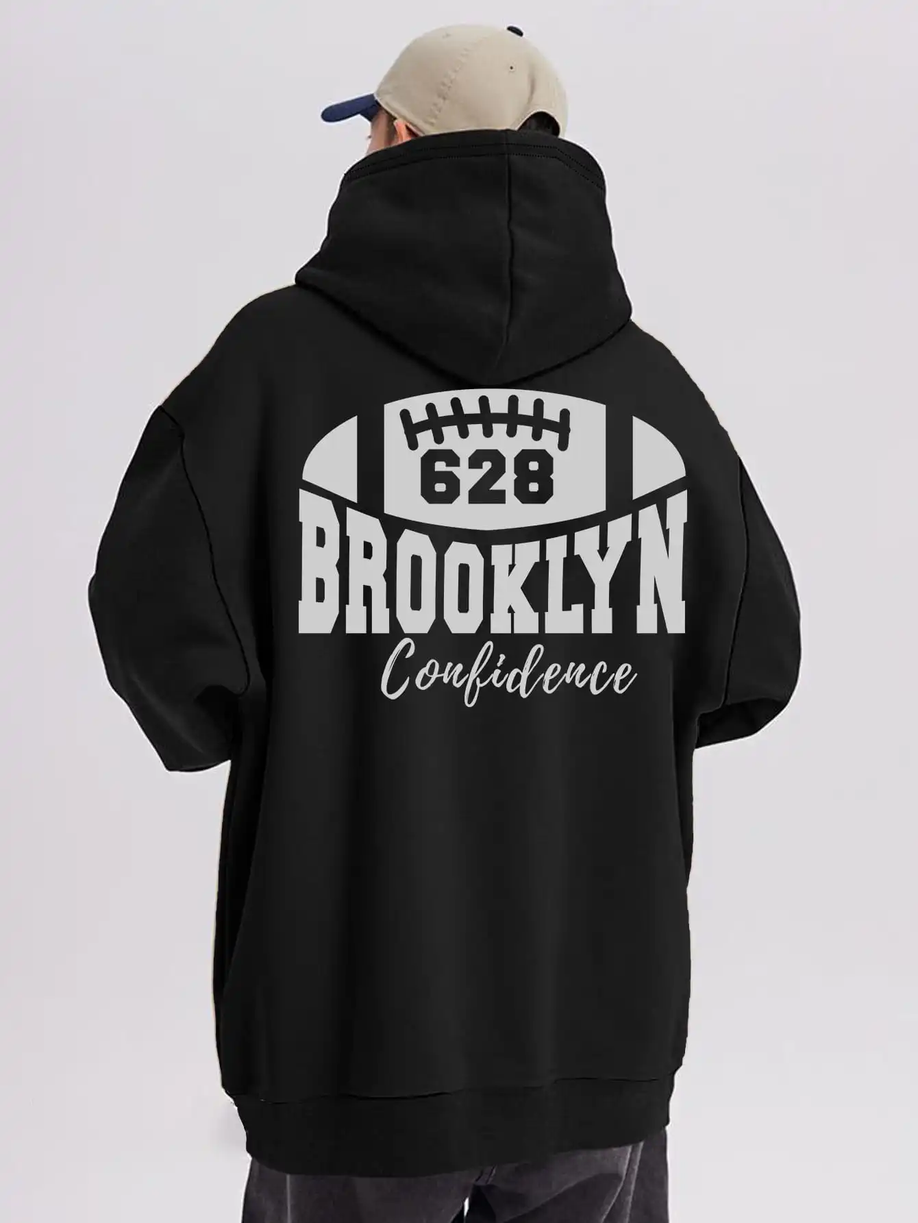 

Creative Funny Art Brooklyn 628 Pattern Hoody For Male Pocket Casual Pullovers Street Style Hoodies Comfortable Fashion Tops