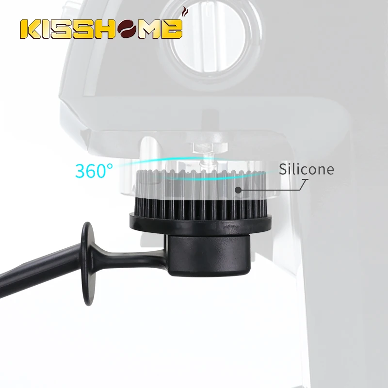 Kaffeemaschine Reinigungsbürste 51mm 58mm Espresso Gruppe Brühkopf Silikonbürsten Home Kitchen Clean Tool Barista Zubehör