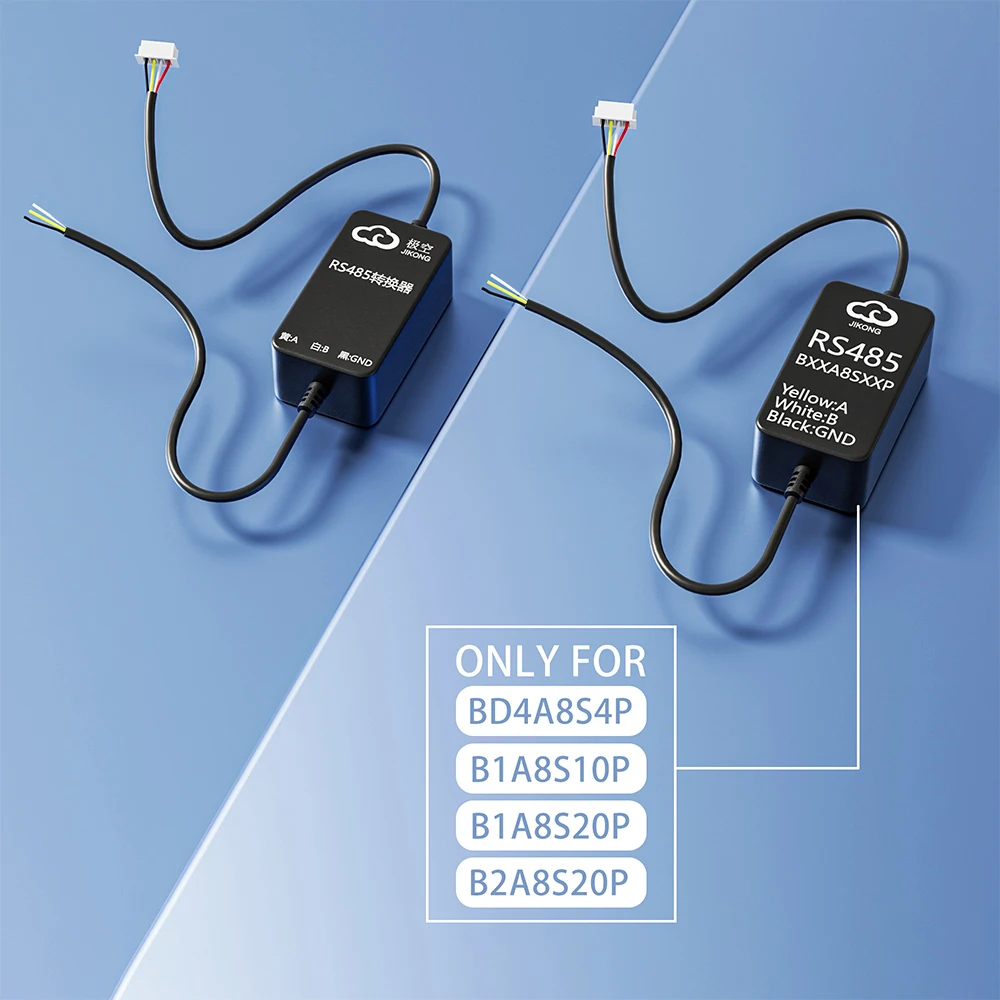 JIKONG-BMS cabos adaptadores, RS485, peças e acessórios, 4,3 polegadas, 2 polegadas, JK Bms