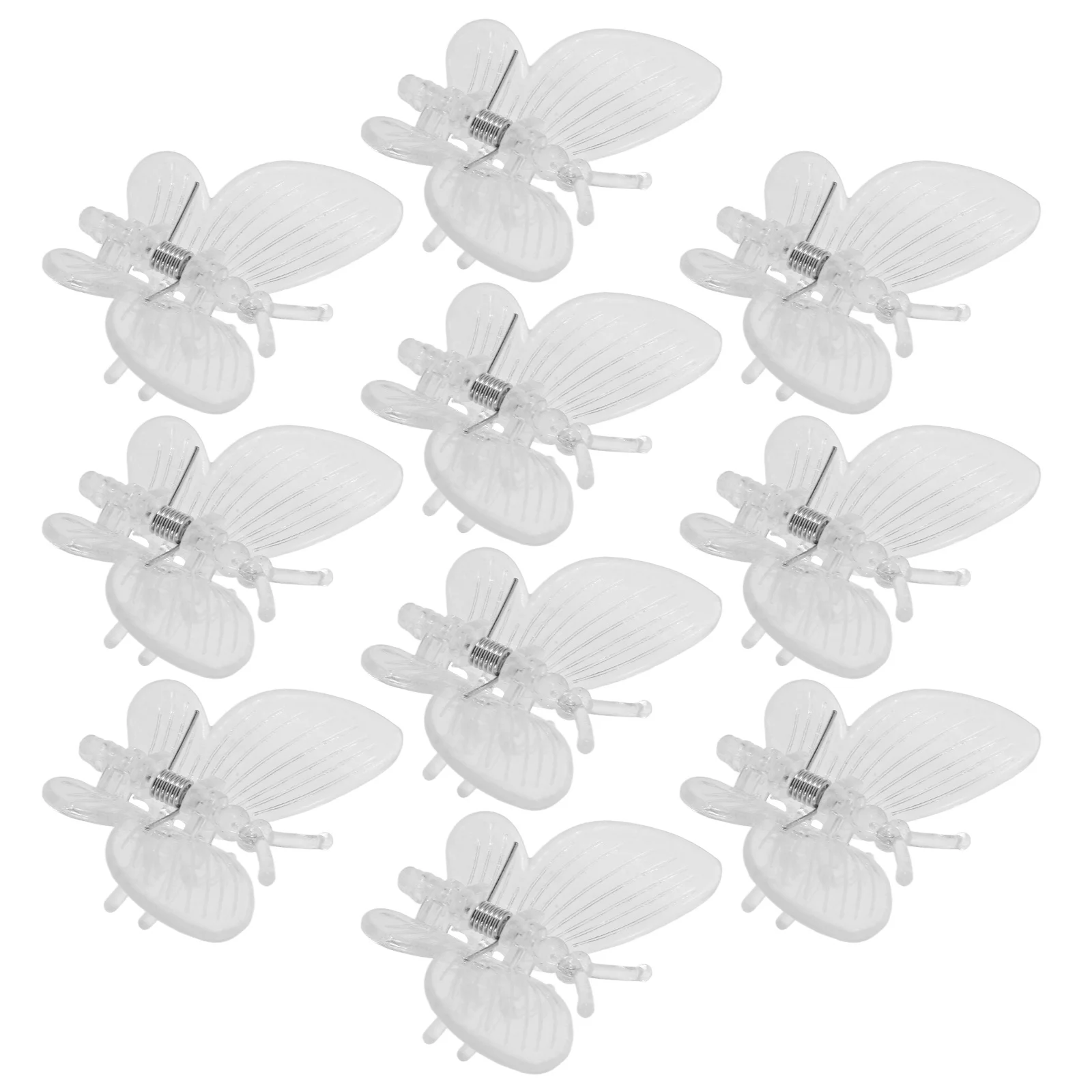 

10Pcs Orchid Stem Clips Clear Butterfly Plant Support Clamp Suitable for Garden Plants Vines Flowers Tomato Beans