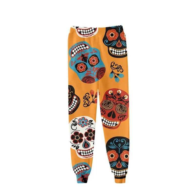 Day of The Dead Sugar Skull Sweat Pants 3D Joggers Pants Casual Trousers Men/Women Hip Hop Sweatpants Pantalon Homme Streetwear