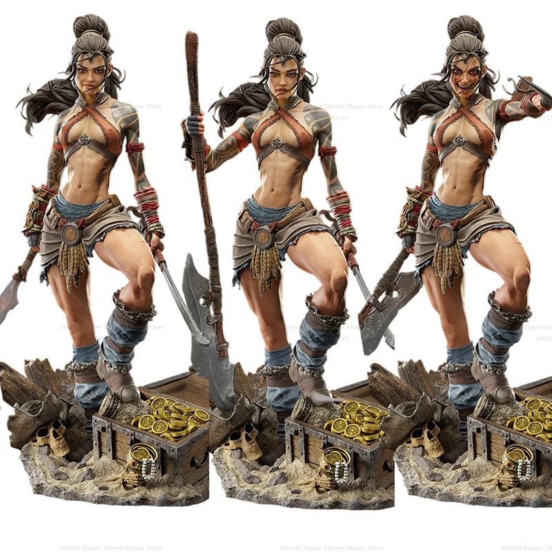 

Персонажи оригинальной серии, масштаб 1/24, масштаб 1/18, дикий мускулистый воин, злой охотник, сделай сам, собранные GK, 3D полимерные куклы без границ