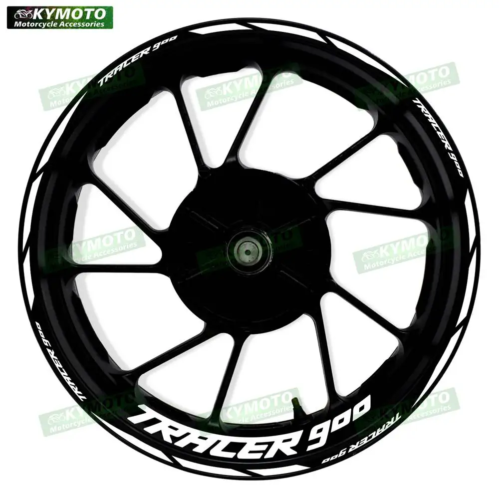 

For Yamaha TRACER900 TRACER 900 motorcycle accessories 17 inch front and rear wheel stickers fairing rim reflective decals