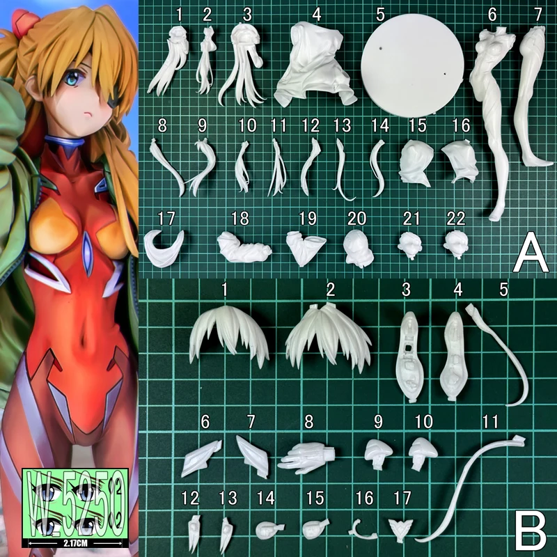 (在庫あり) (W_5250) 1/7 アスカ フーディーV - Model Kit Evangelion Bandai のレビューと価格