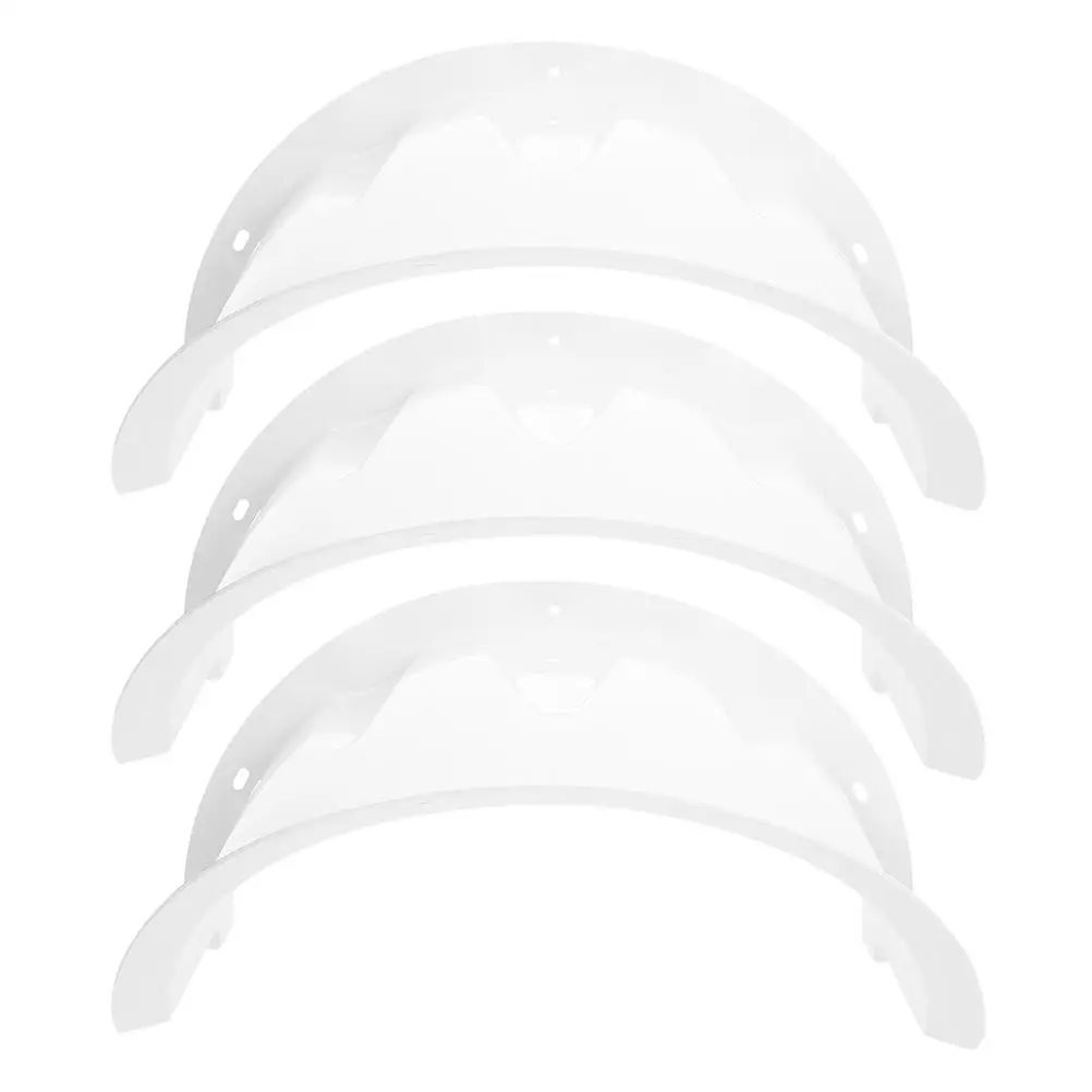 

3pcs Rain Protective Cover Plastic Sun Shade Outdoor Wall Mount Accessories Waterproof Hat