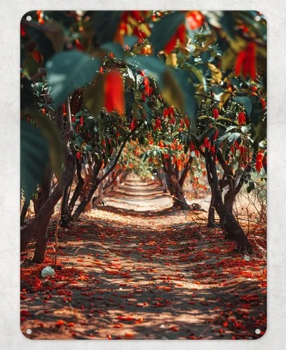 Chill Tree Pepper Metal Poster Wall Sign Man Cave Shed Bar Bedroom Home Kitchen --Tin Sign