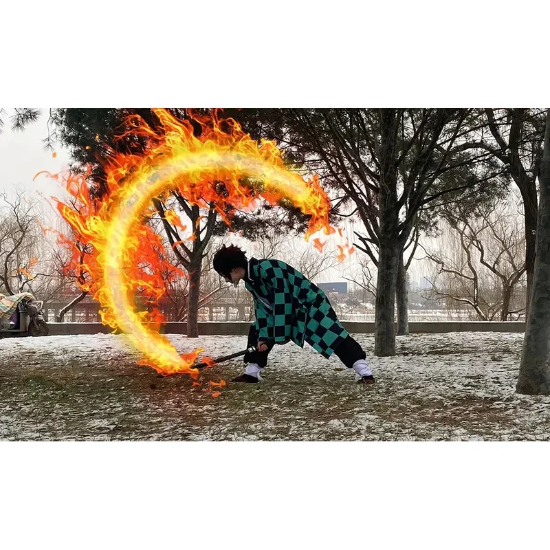 사이애니메 카마도 탄지로 코스프레 의상 귀멸의 칼날 할로윈 코스프레 만화 귀멸의 칼날 의상 어린이 및 성인용 선물