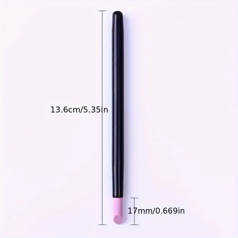 1피스 쿼츠 네일 버퍼 - 무취 매니큐어 도구, 핑크-퍼플 쿼츠 팁으로 가장자리를 매끄럽게 하고 건강한 손톱을 만들어줍니다