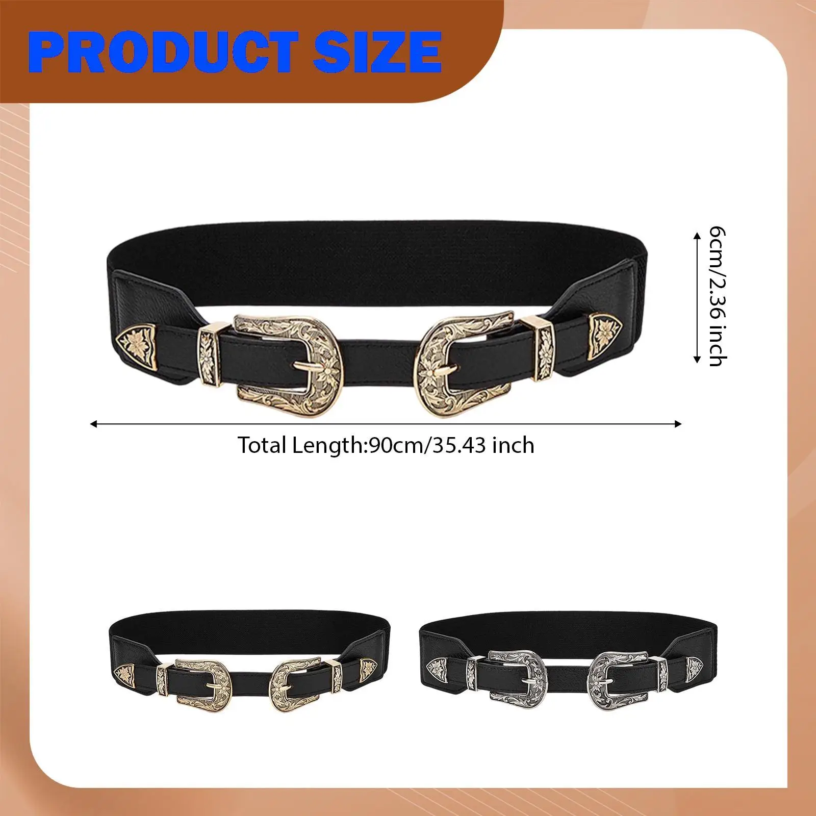 Women Elastic Waist Belt,Shirts Wide Cinch Belt Trimmer for Vacation,Birthday
