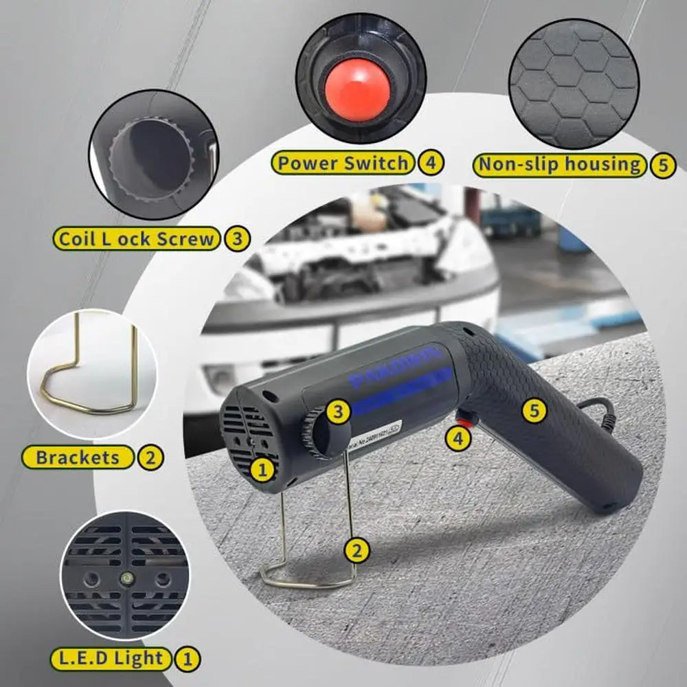 Kit de ferramentas de remoção rápida de parafuso de aquecedor de indução magnética 110V