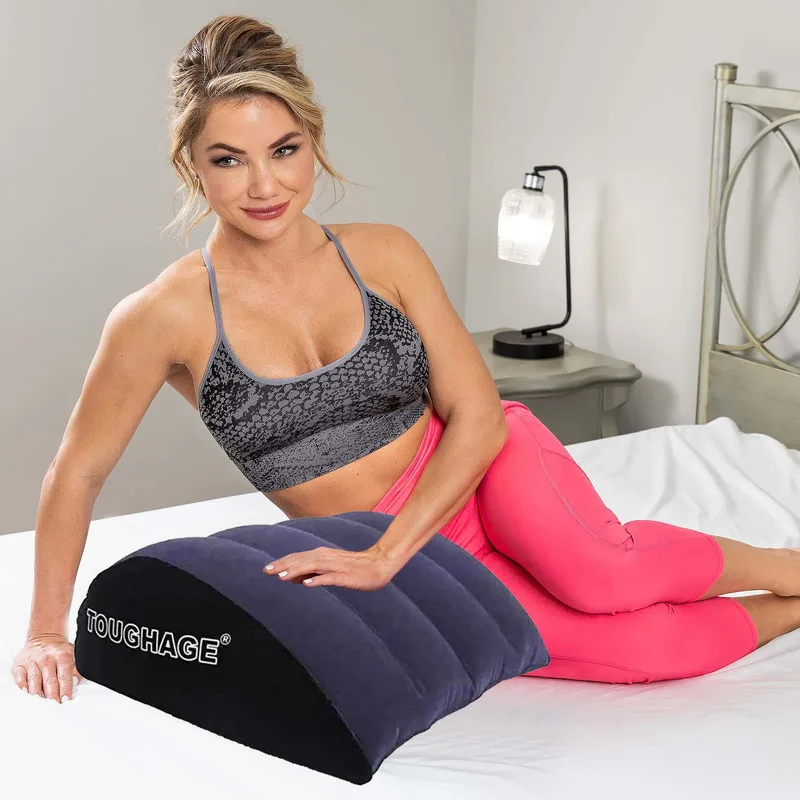 

Ultralight Inflatable Pillow Lumbar Cushion Neck Support Wedge Backrest Camp Hiking Backpacking Travel Soft Portable Arc Shape