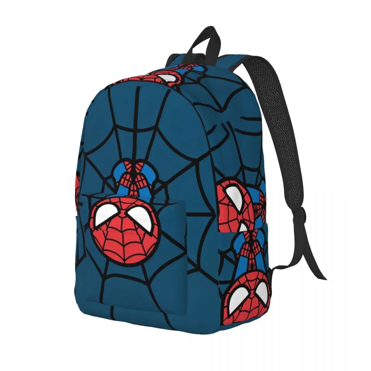 Kawaii Spider Man Hanging Upside Down Backpack Women Men Backpacks Polyester Elegant School Bags Outdoor High Quality Rucksack