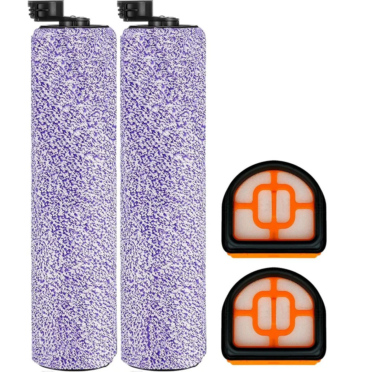 Rolo de escova e filtro de substituição para aspirador de pó 3 em 1 WD100/WD101/WD200/WD201 HydroVac XL
