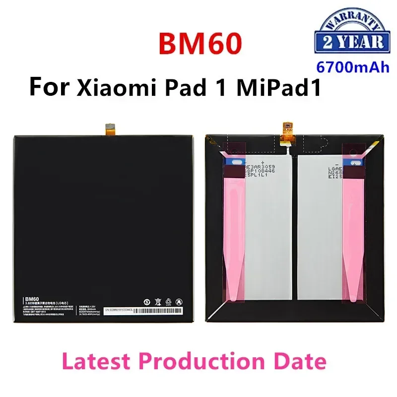 Brand New  BM60 6520mAh Battery For Xiaomi Pad 1 Mipad 1 A0101 BM60 High Quality Tablet Replacement Batteries +Tools