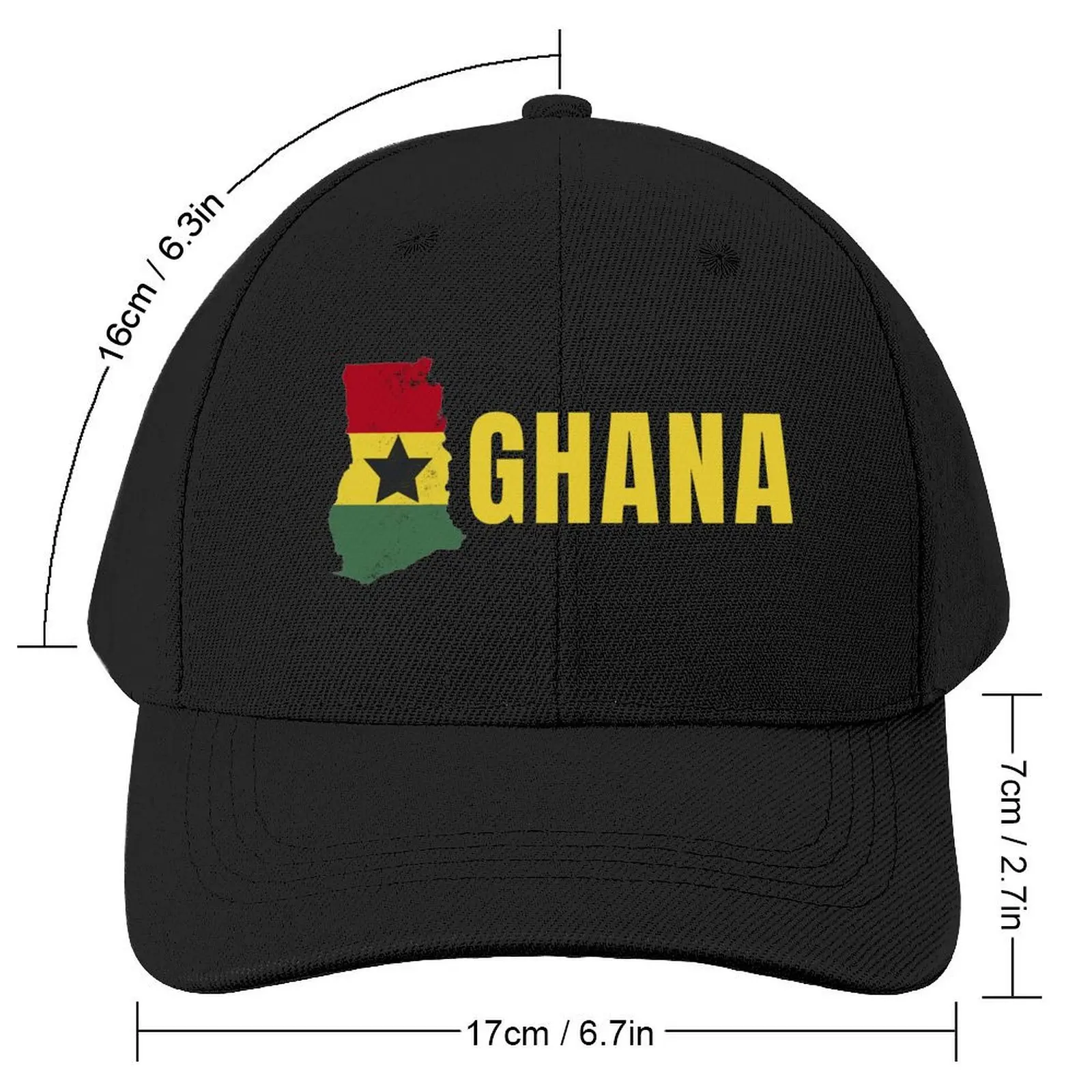 Ghana Holiday Baseball Cap Snapback Cap party Hat fashionable Men's Caps Women's