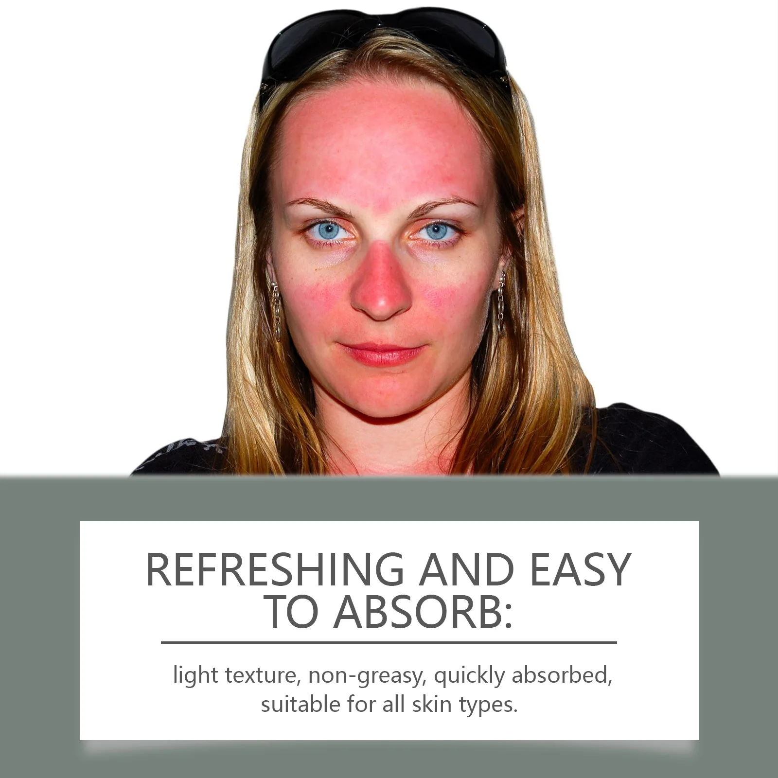 الوجه الجسم واقية من الشمس SPF 50 الجلد واقية مكافحة الشمسية Sunblock ترطيب شفافة السيطرة على النفط Houttuynia Cordata كريم الشمس #4