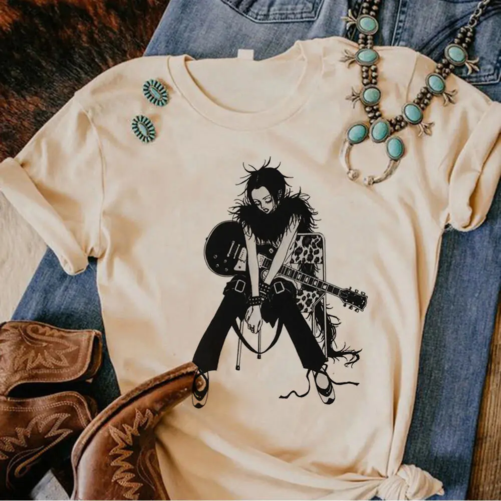 Nana Anime t-shirt female hip hop Digital Breathable women korean clothes shirt Pop Culture women 2000s korean clothes